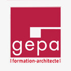 Logo de l'entreprise du GEPA, formation d'architectes basée sur Paris